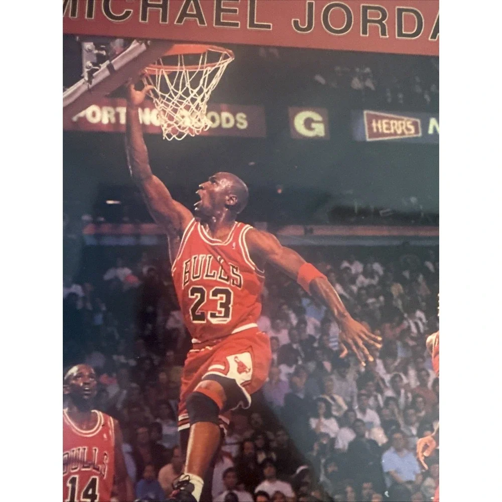 Michael Jordan Vintage Starline Laminated Oval Framecraft 1990 8.5